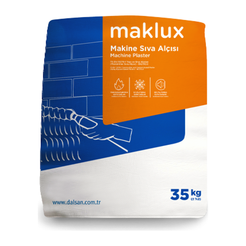 MAKLUX Machine Spray Gypsum Plaster (Bala Plant Direct)